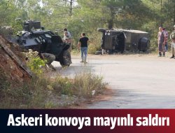 Van'da askeri konvoya mayınlı saldırı