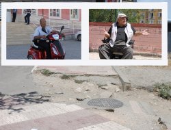 Engellilerden belediyeye sitem