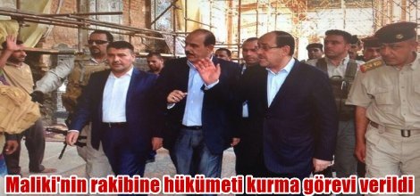 Maliki'nin rakibine hükümeti kurma görevi verildi