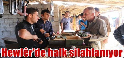 Erbil'de halk silahlanıyor
