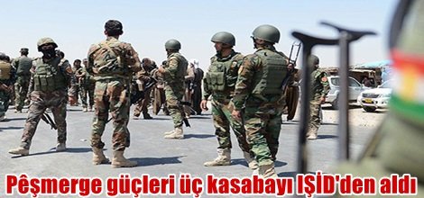 Peşmerge güçleri üç kasabayı IŞİD'den aldı