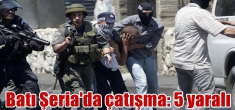 Batı Şeria'da çatışma: 5 yaralı