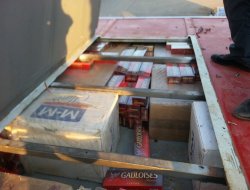 Muş'ta 16 bin 850 paket kaçak sigara ele geçirildi