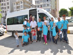 Muş'lu engelliler Karadeniz gezisinde