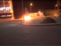 Şırnak'ta Lice protestosunda işyerlerine molotof attılar