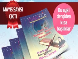 Nisanur Dergisi Mayıs Sayısı Çıktı!