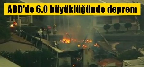 ABD'de 6.0 büyüklüğünde deprem
