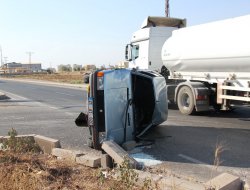 Ergani yolu üzerinde trafik kazası
