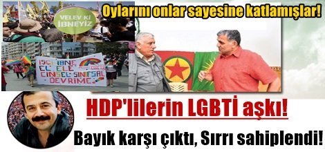 HDP'lilerin LGBTİ aşkı! Bayık karşı çıktı, Sırrı sahiplendi!