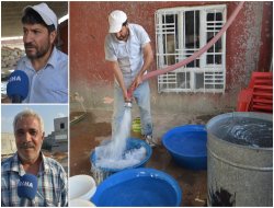 Hilvanlılar içme suyu bulamıyor