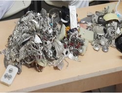 Gümüş hırsızları yakalandı