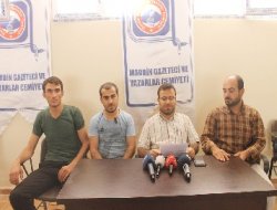 Mardinli gazeteciler meslektaşına sahip çıktı