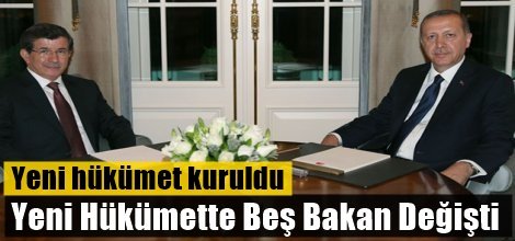Yeni hükümet kuruldu: 5 değişiklik yapıldı