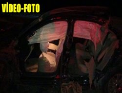 Çınar'da yoldan çıkan otomobil takla attı: 1 ölü, 4 yaralı