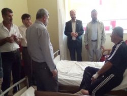 HÜDA PAR heyeti hastaları ziyaret etti