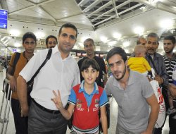 Türkiye'de tedavi gören Gazzeliler Filistin'e döndü