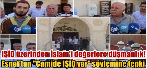 Esnaf'tan "Camide IŞİD var" söylemine tepki
