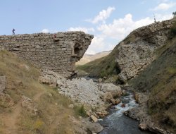 Tarihi taş köprü onarılmayı bekliyor