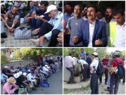 Van'dan Ankara'ya yürüyen işçiler Bingöl'e geldi