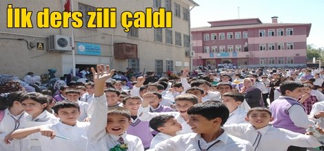 İlk ders zili çaldı