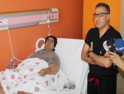 300 kiloluk kadının tedavisi sürüyor