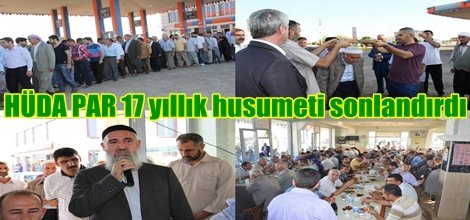 HÜDA PAR 17 yıllık husumeti sonlandırdı