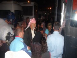 Otogarda kalan Suriyeliler çadır kente alındı