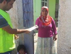 Avrupa Yetim-Der Suruç'ta fakir ailelere yardımda bulundu