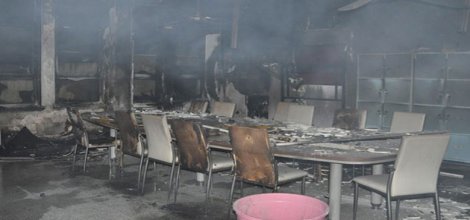 Cizre'de dört okula molotof kokteyli atıldı