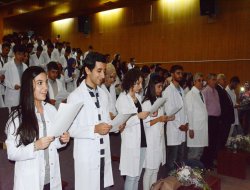 D.Ü Tıp Fakültesi ders başı yaptı