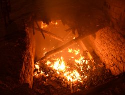 Kozluk'ta yangın ucuz atlatıldı