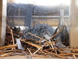 Diyarbakır'da otel inşaatı çöktü