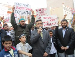 Mustazaf-Der`in Kapatılması İzmir`de Protesto Edildi