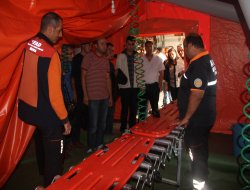 Sağlık çalışanlarına KBRN eğitimi verildi