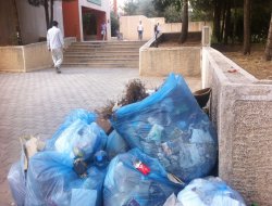 Hükümet Konağı'nın çevresi temizletildi