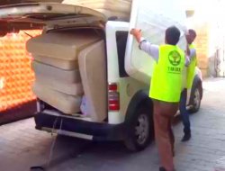 Kobani'den gelen aileye YAR-DER yardım etti