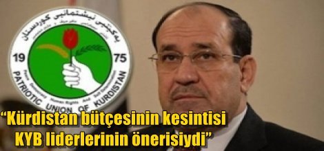 “Kürdistan bütçesinin kesintisi KYB liderlerinin önerisiydi”
