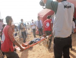 Kobanili çocuklar sınırda mayına bastı