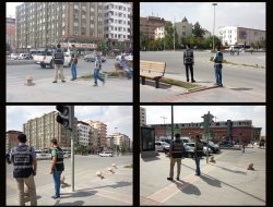 Cam silip mendil satan çocuklara ceza kesildi