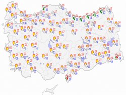 Ülke genelinde hava durumu