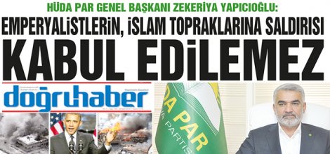 `Emperyalistlerin, İslam Topraklarına Saldırısı Kabul Edilemez`