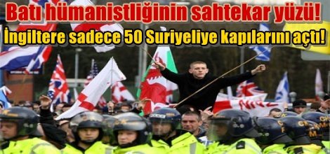 İngiltere sadece 50 Suriyeliye kapılarını açtı!