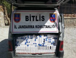 Bitlis'te 36 bin paket kaçak sigara ele geçirildi