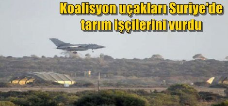 ABD uçakları Suriye'de tarım işçilerini vurdu