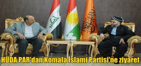 HÜDA PAR'dan Komala İslami Partisi'ne ziyaret