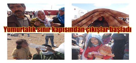 Yumurtalık sınır kapısından çıkışlar başladı
