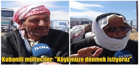 Kobanili mülteciler: "Köyümüze dönmek istiyoruz"