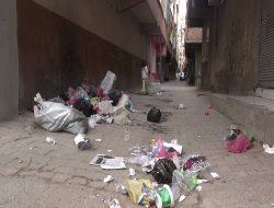 Diyarbakır sokakları çöplüğe döndü