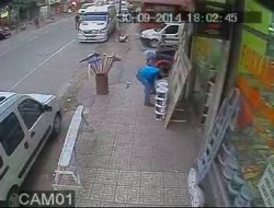 Hırsızlar inşaat malzemeleri çaldı