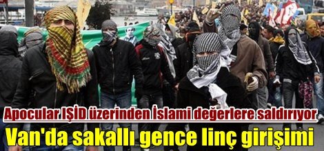 Van'da sakallı gence linç girişimi
